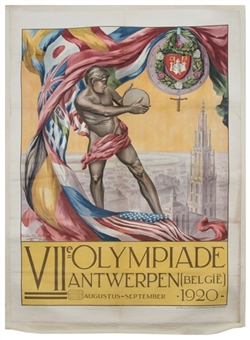 1920 Antwerp Summer Olympics Poster